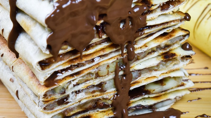 Banana Chocolate Quesadilla by Turbo E