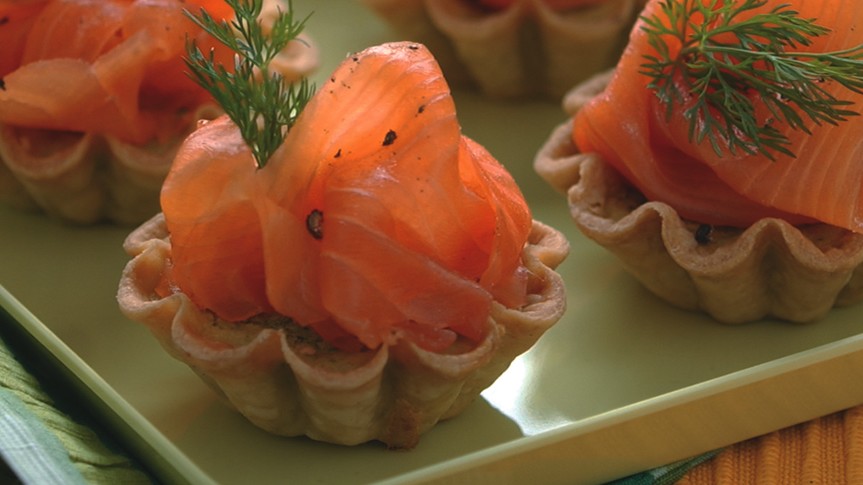 Image of Smoked Salmon Tartlets 