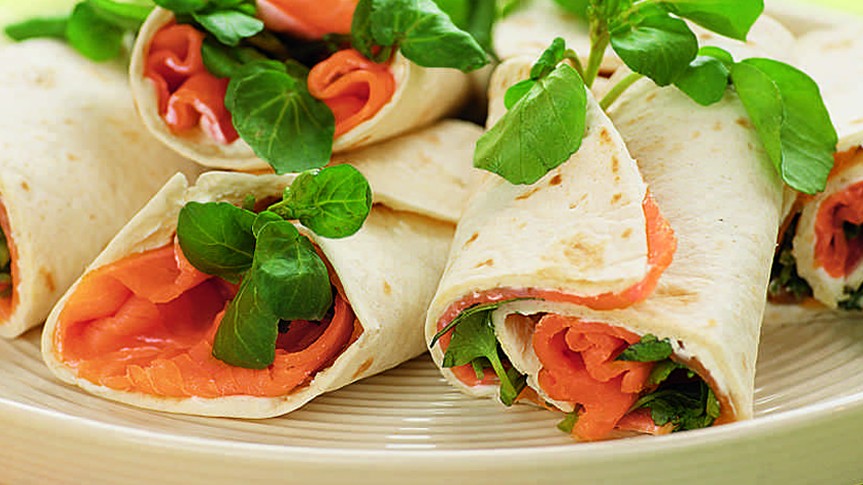 Image of Smoked Salmon Tortillas
