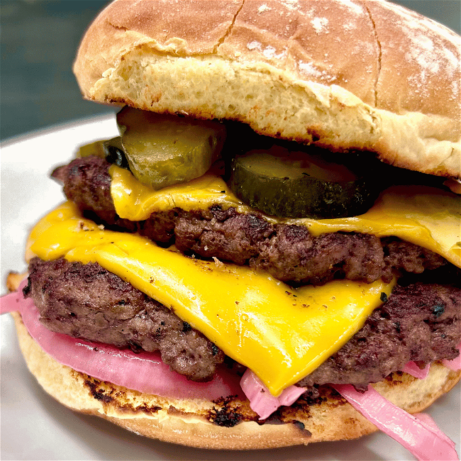 Image of Ground Bison Smash Burger