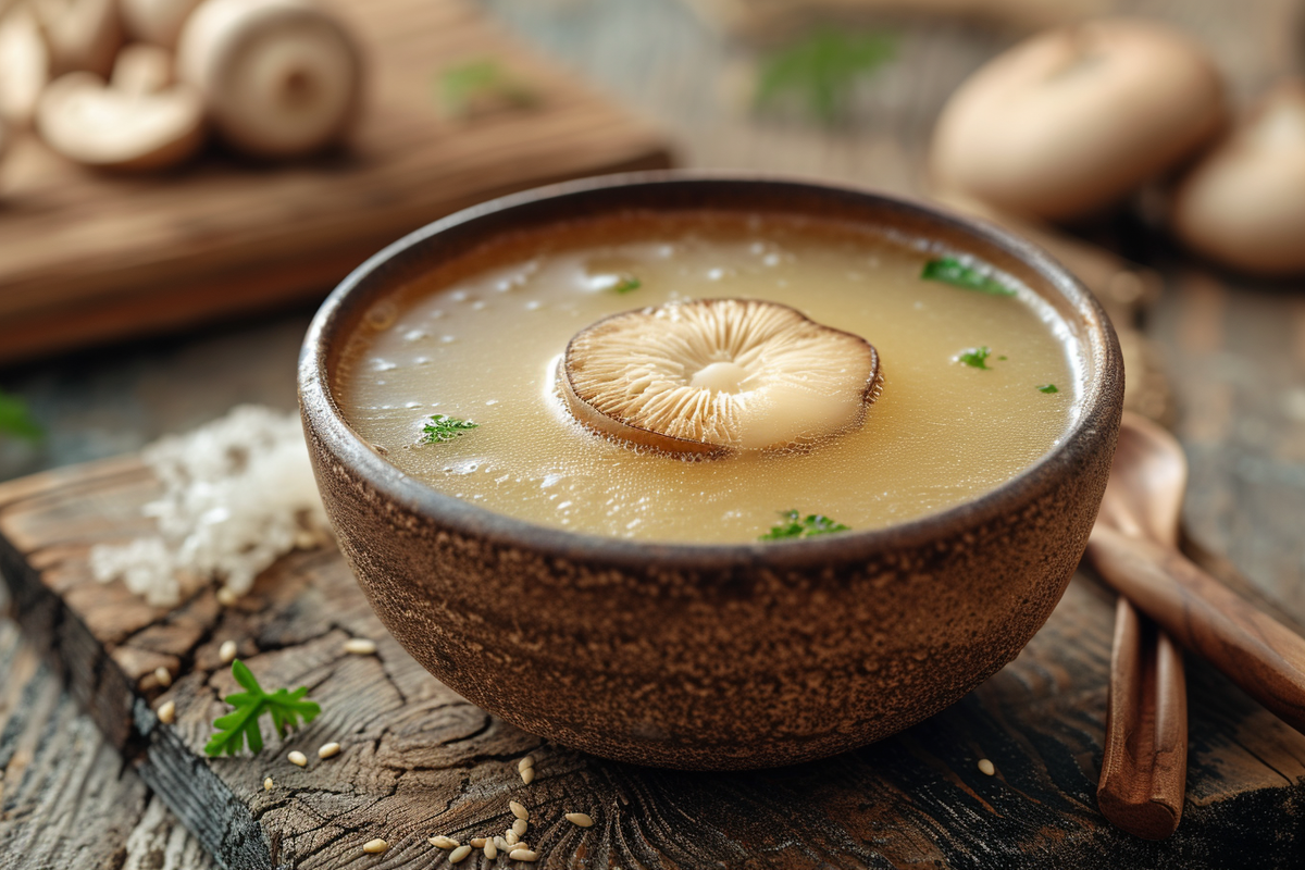 Japanischer Shiitake-Dashi: Ein veganes Elixier voller Tiefe und Aroma