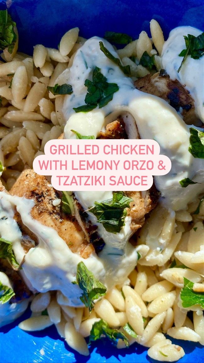 Image of Grilled Chicken with Lemon Orzo