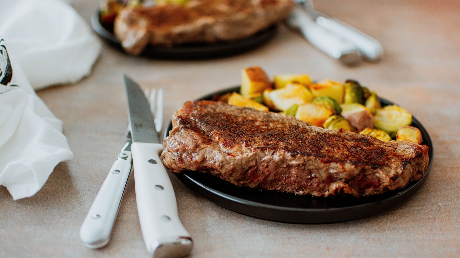 Image of New York Strip Dinner for Two