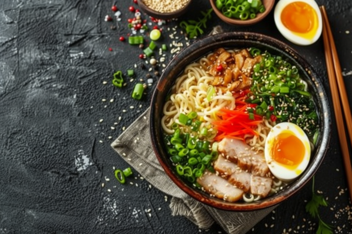 Tonkotsu-Ramen mit Chashu: Ein kulinarisches Kunstwerk aus Japan