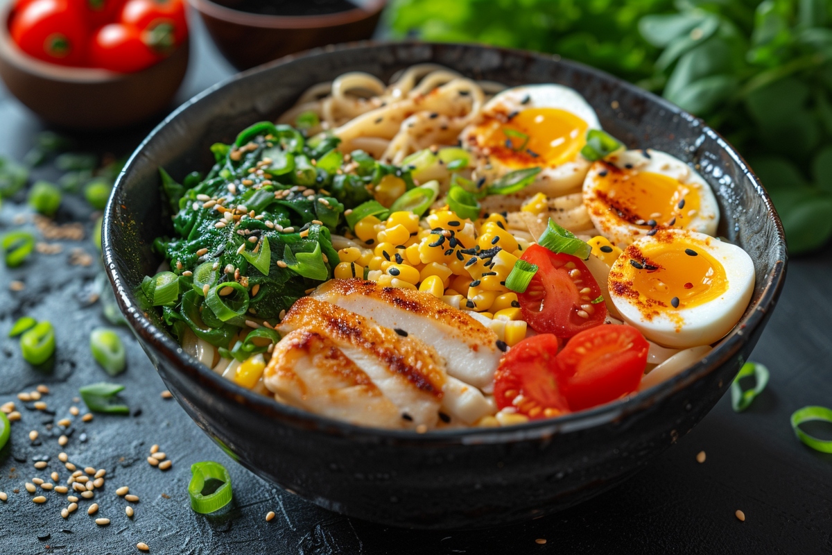 Shio-Ramen mit Miso-Huhn: Eine Fusion traditioneller Aromen