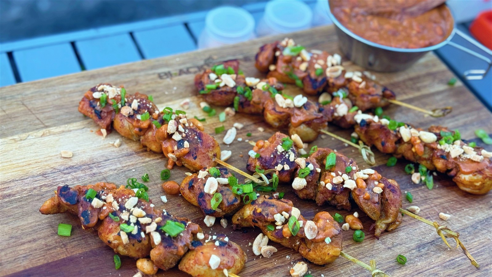 Image of Chicken Satay with Peanut Sauce