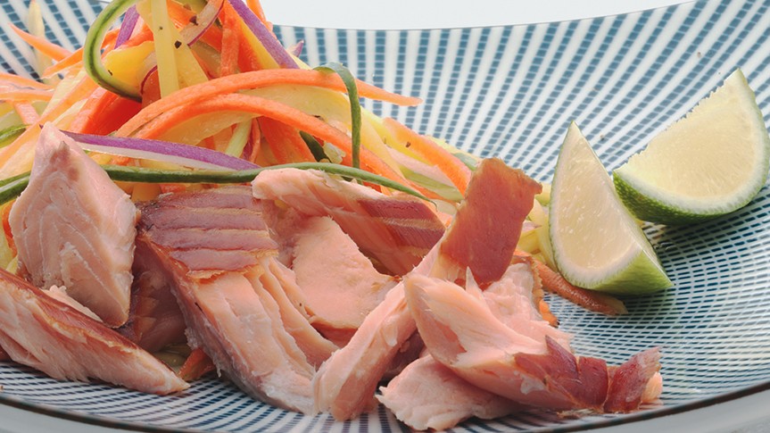 Image of Roast Smoked Salmon and Mango