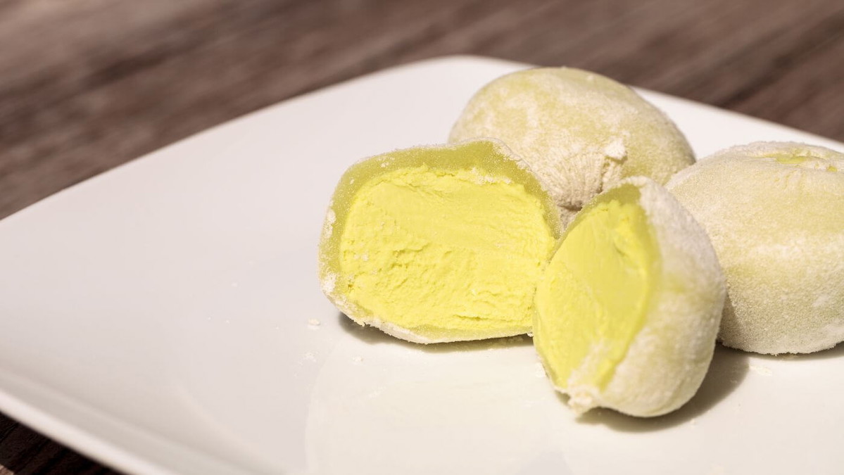 Mochi de té verde
