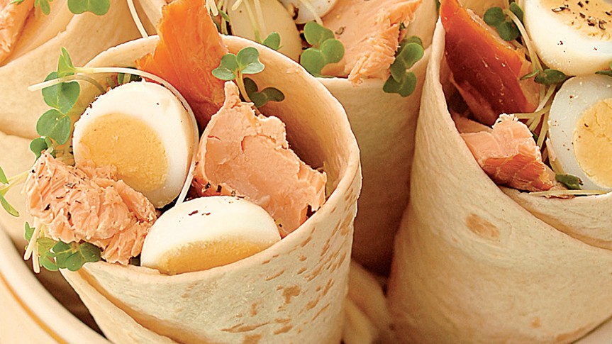 Image of Roast Smoked Salmon Tortillas 