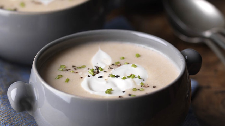 Image of Smoked Salmon Vichyssoise