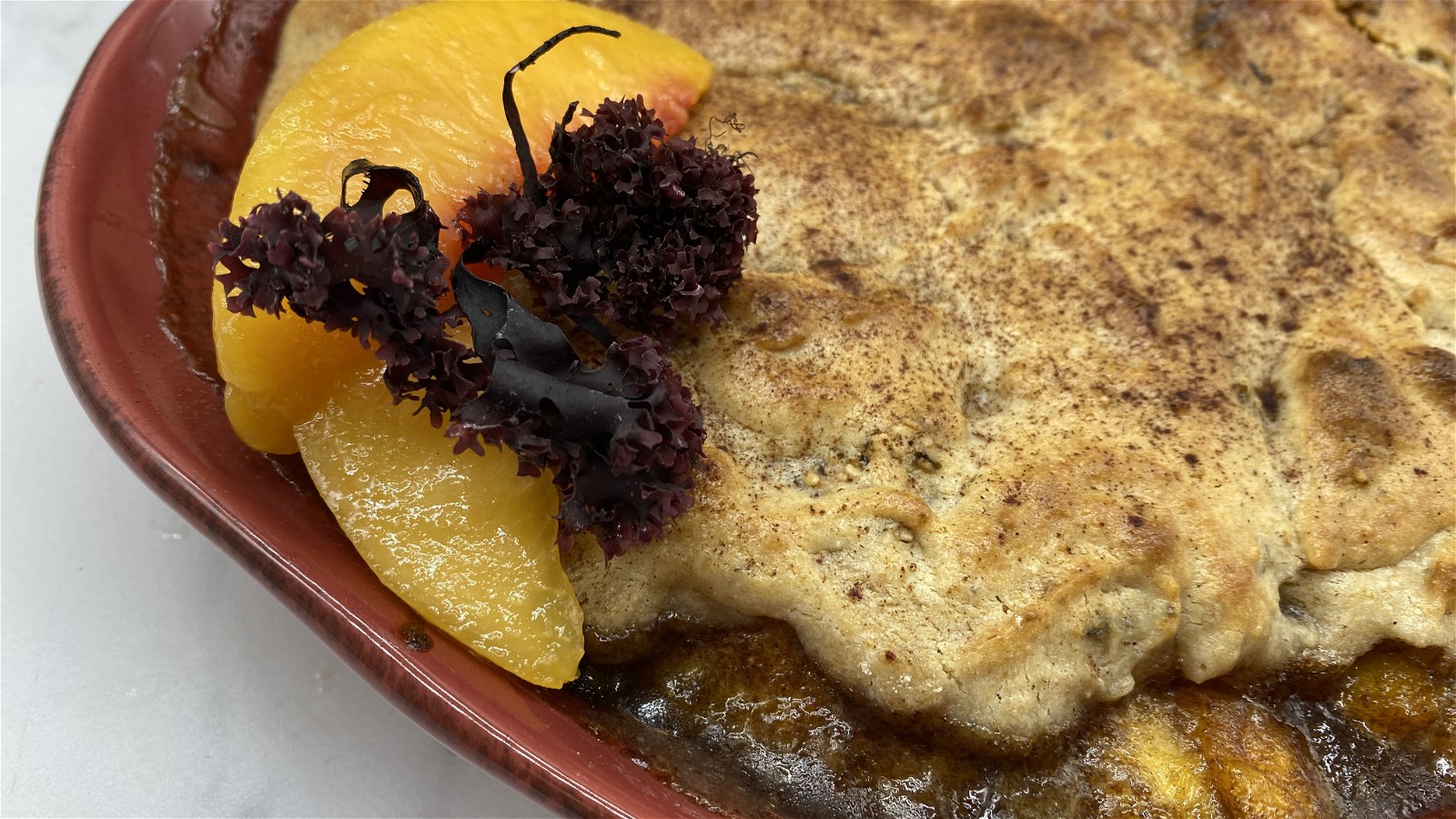 Image of Irish Moss Peach Cobbler Recipe