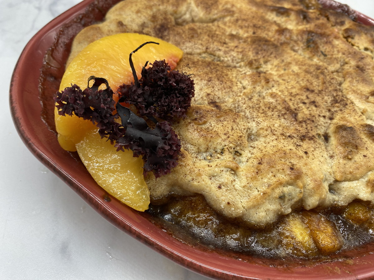 Irish Moss Peach Cobbler Recipe