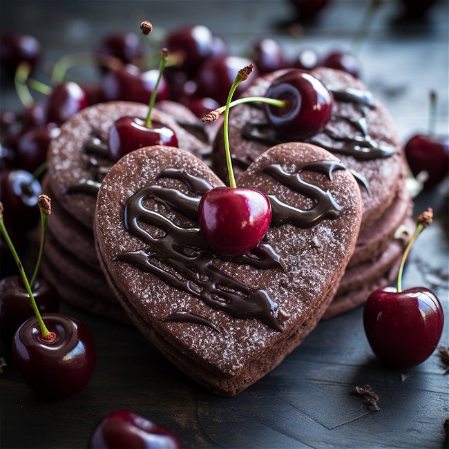Image of Chocolate Cherry Cookies