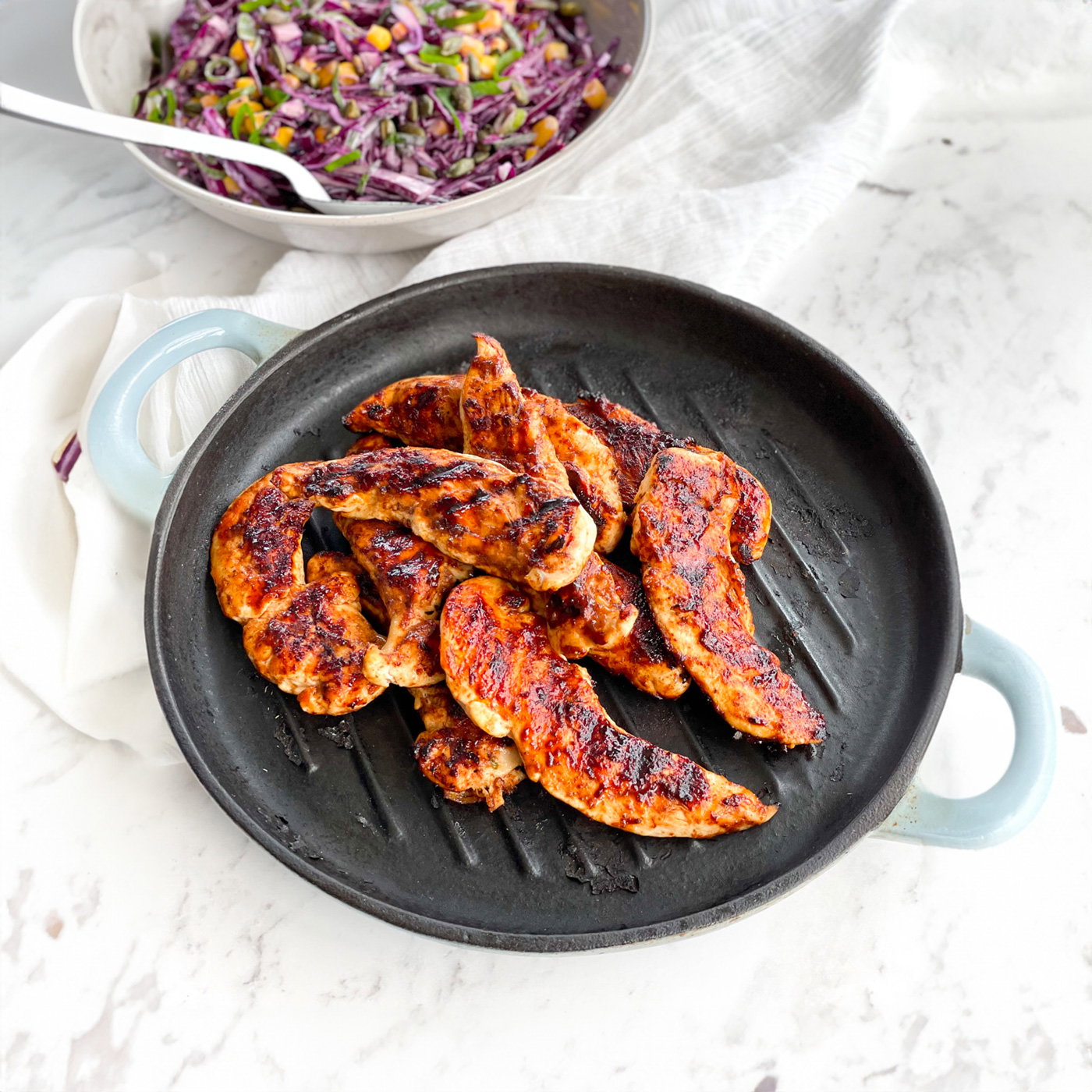 Cast iron bbq outlet chicken