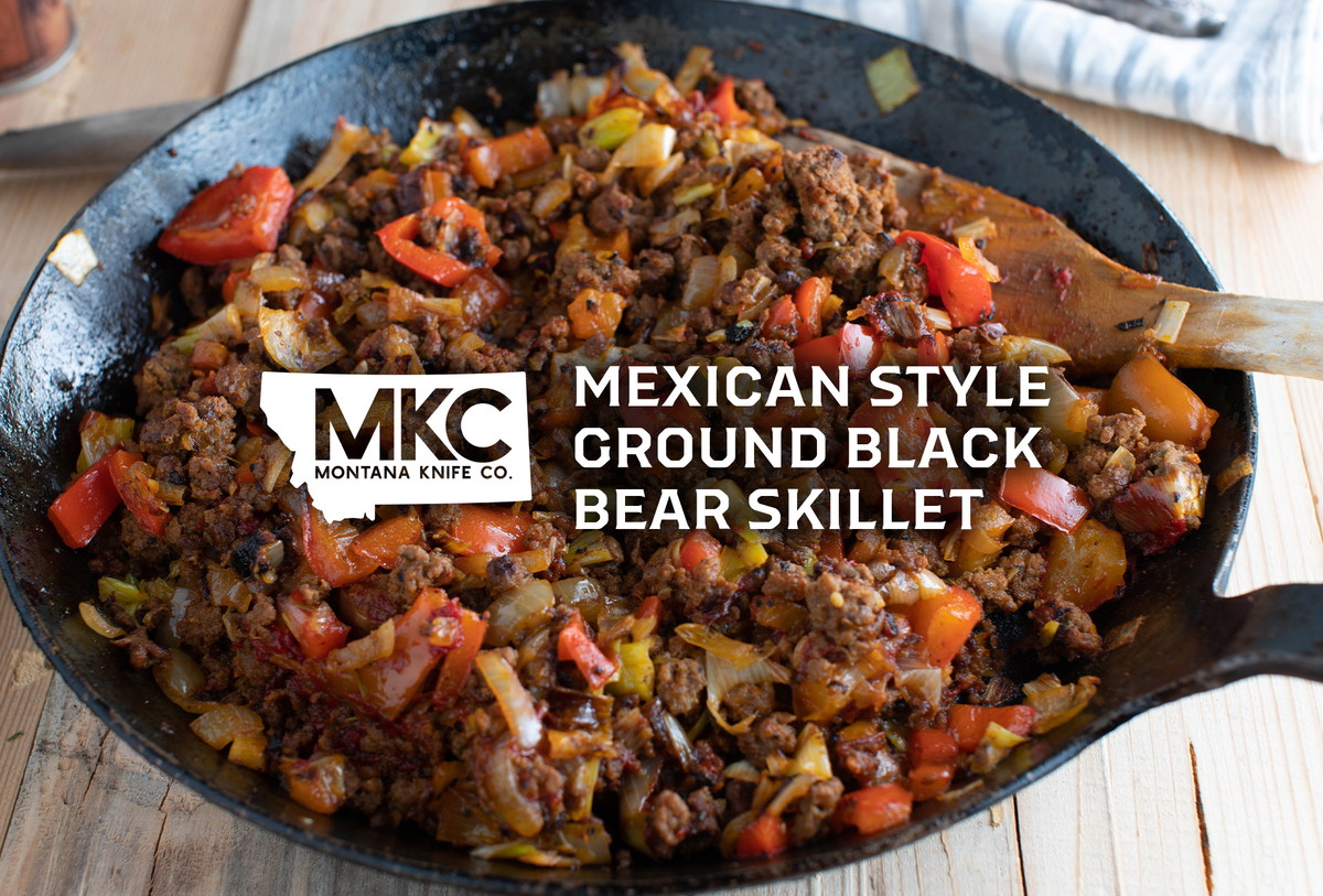Brett’s Mexican-Style Ground Black Bear Skillet