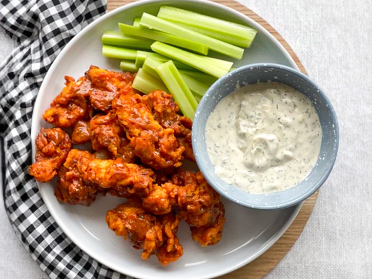 Buffalo Chicken with Ranch Dip Buffalo Chicken with Ranch Dip