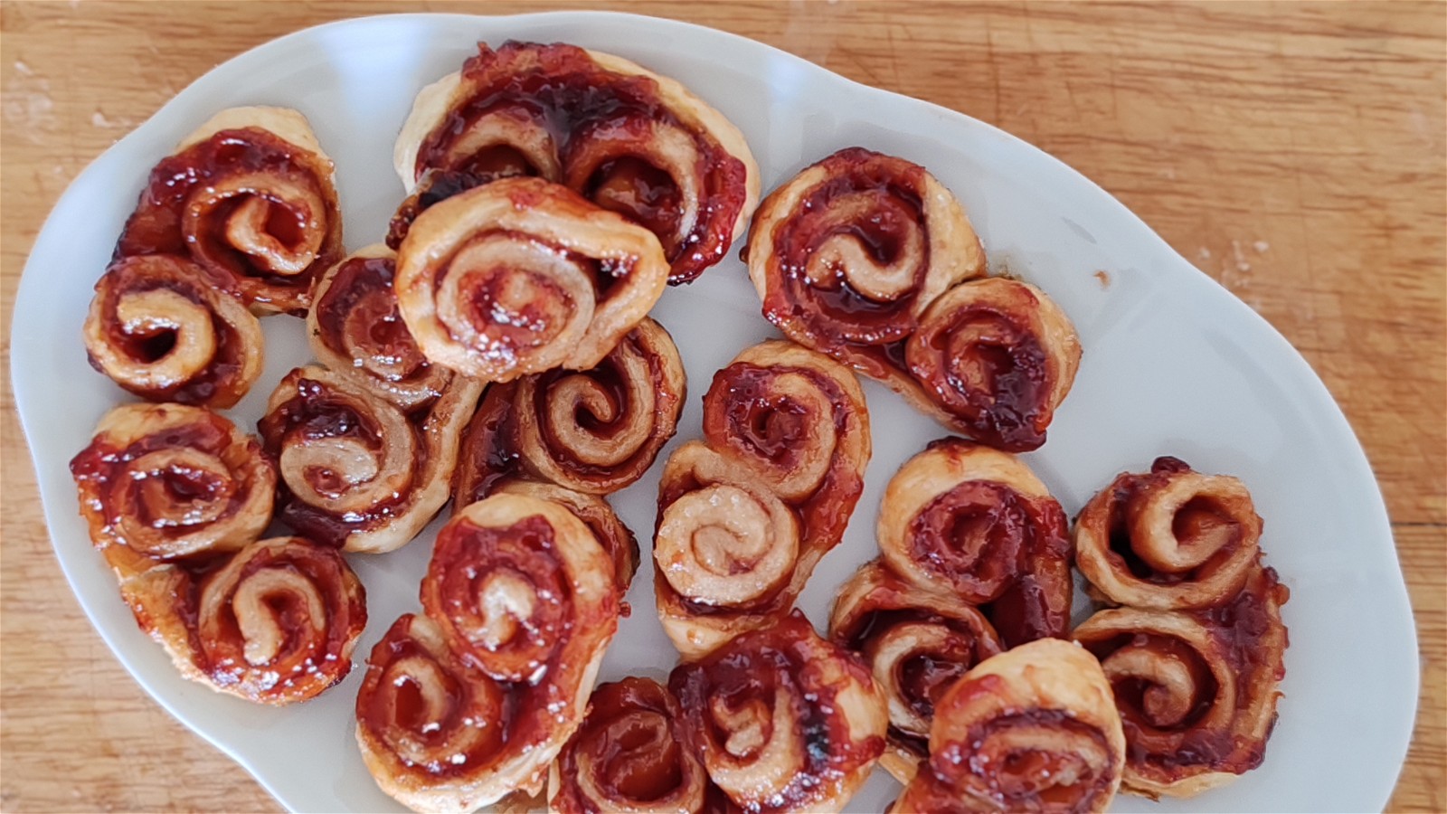 Image of Strawberry Jam Palmiers with Berry Much