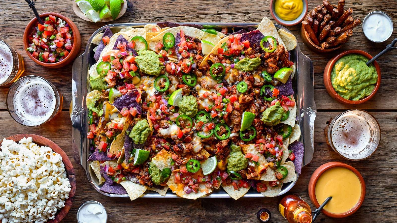 Image of Cheesy Chili Nachos