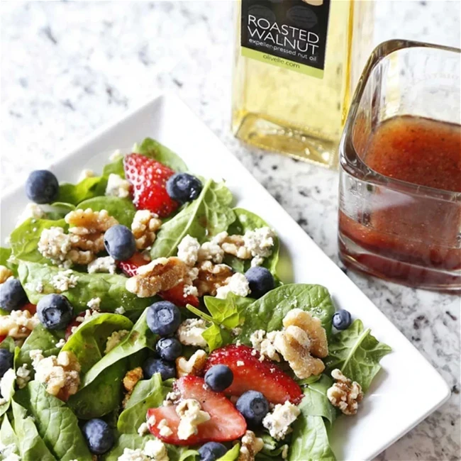 Image of Spinach Walnut Berry Salad