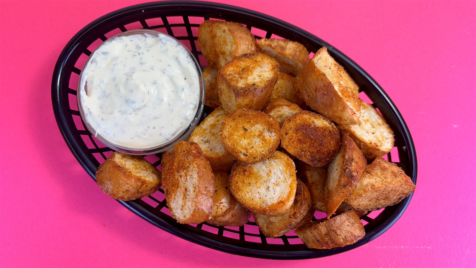 Image of Leftover Bagel BBQ Bites