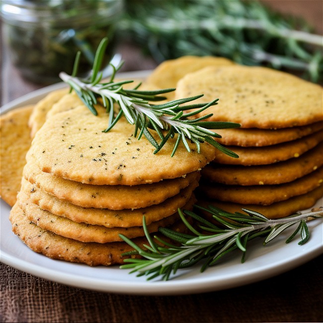 Image of Rosemary Cornmeal Cookies