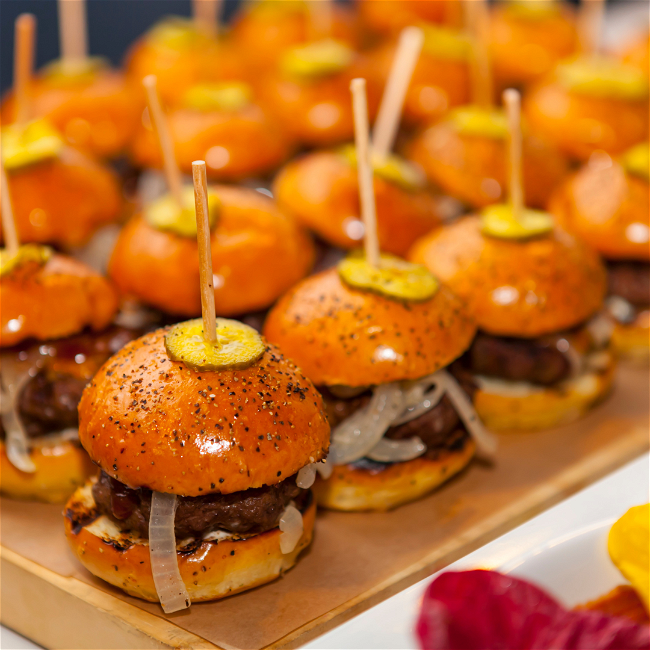 Image of Pull Apart Patty Melt Sliders