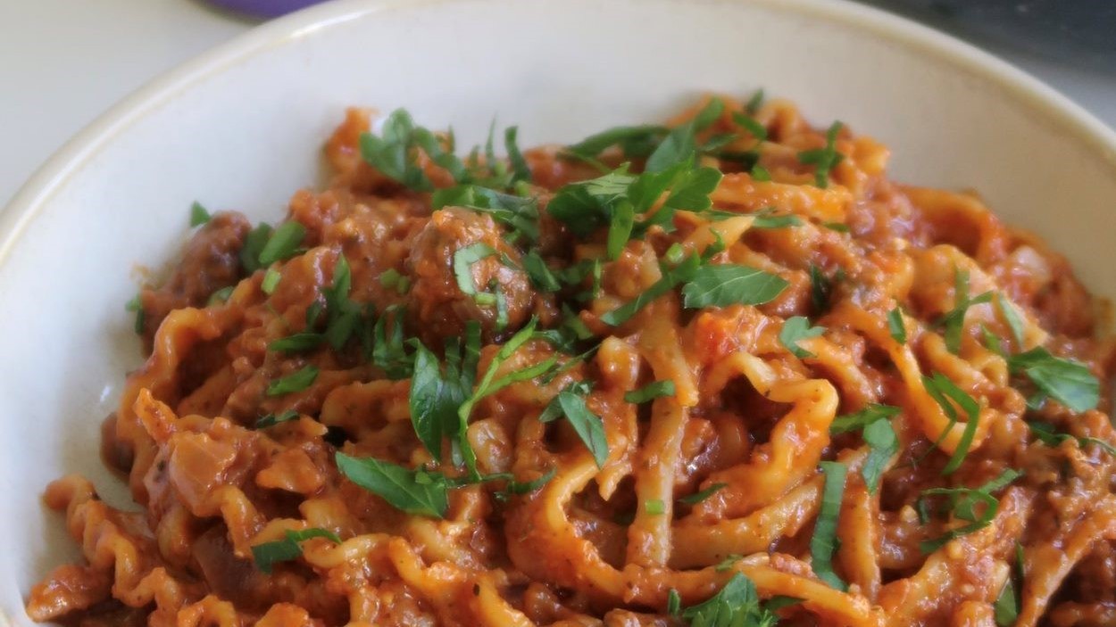 Creamy Sausage Pasta-image