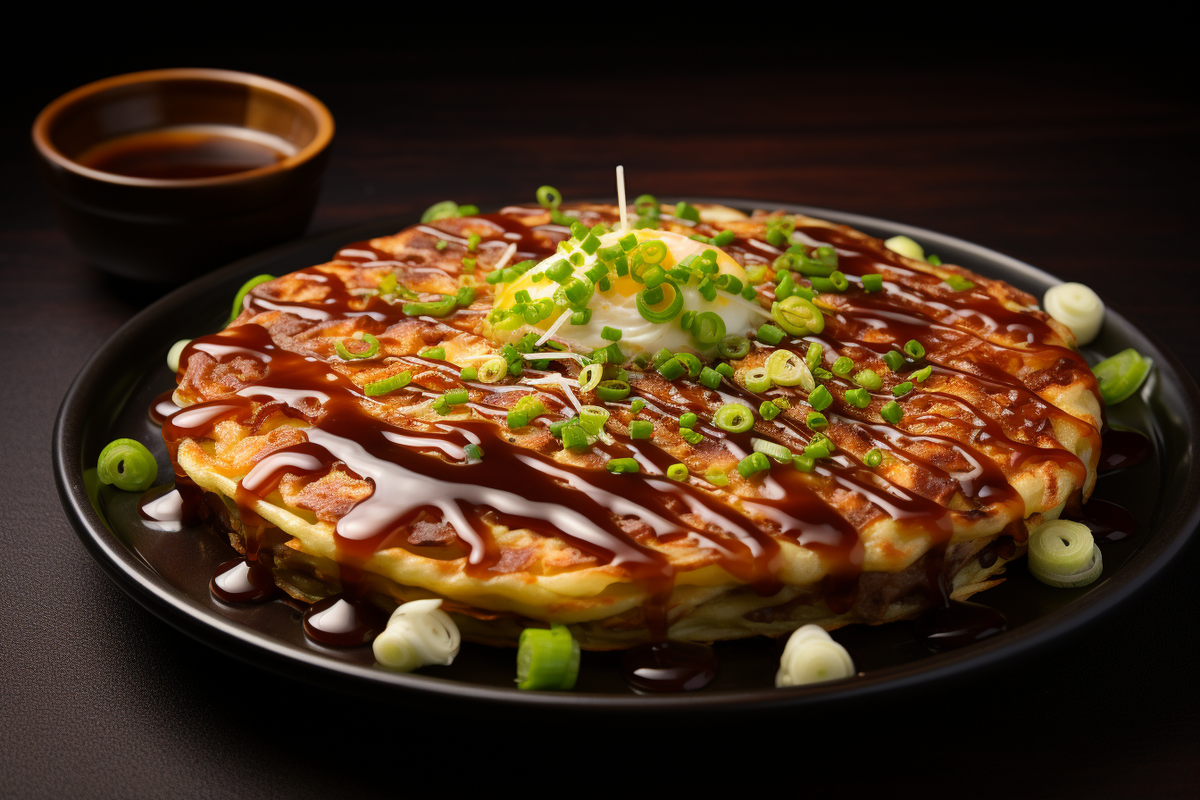 Rezept für Okonomiyaki Hiroshima-Stil