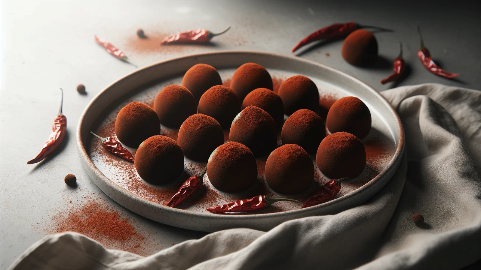 Image of Cayenne Spiced Chocolate Truffles