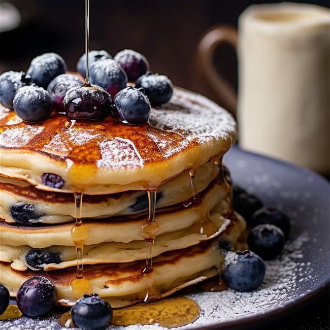 Image of Blueberry or Berry Pancakes