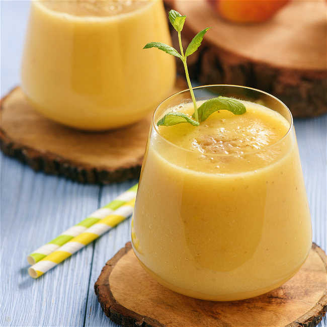 Image of Peachy Chai Cobbler Smoothie
