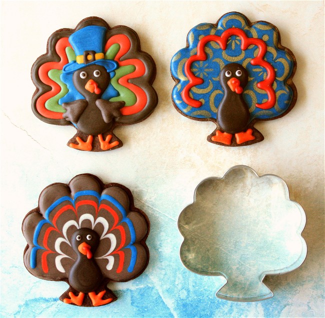 Image of Thanksgiving Turkey Cookies