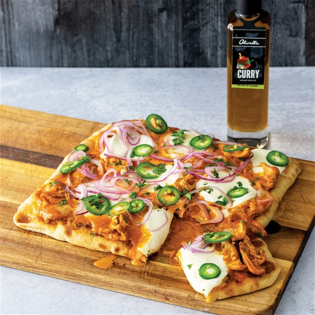 Image of Chicken Curry Flatbread