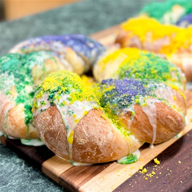 Image of Mardi Gras King Cake Recipe