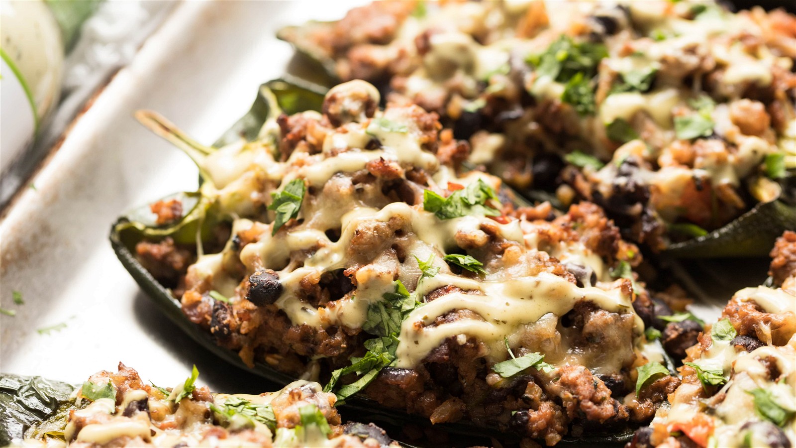 Image of Stuffed Poblano Peppers