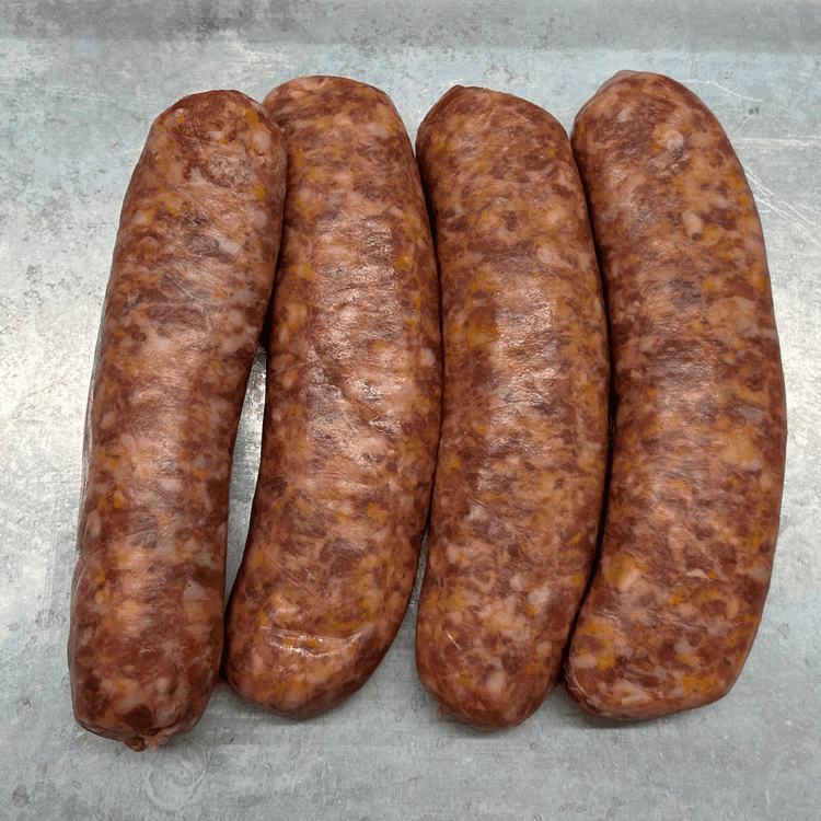 Image of Put your sausages directly on the grill from the cold storage. You don’t want to temper these. If they rest at room temperature it softens the casing too much and you risk tearing it while on the grill.