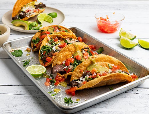 Image of “Chihuahua Style” Grilled Carne Asada Tacos