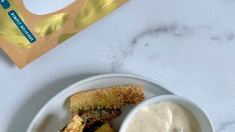 Image of Air Fryer Zucchini Fries (Gluten Free | Low-Carb | Keto)