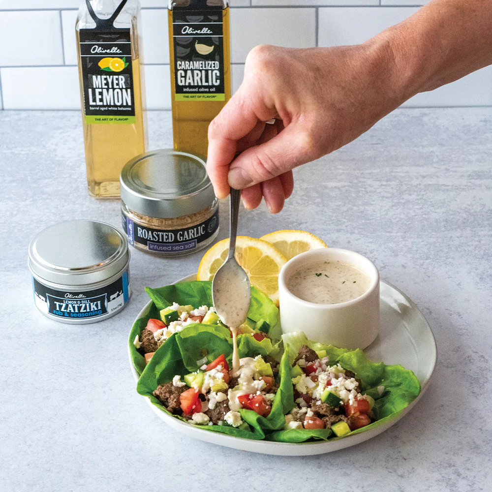 Lamb Wraps With Lemony Tahini Dressing