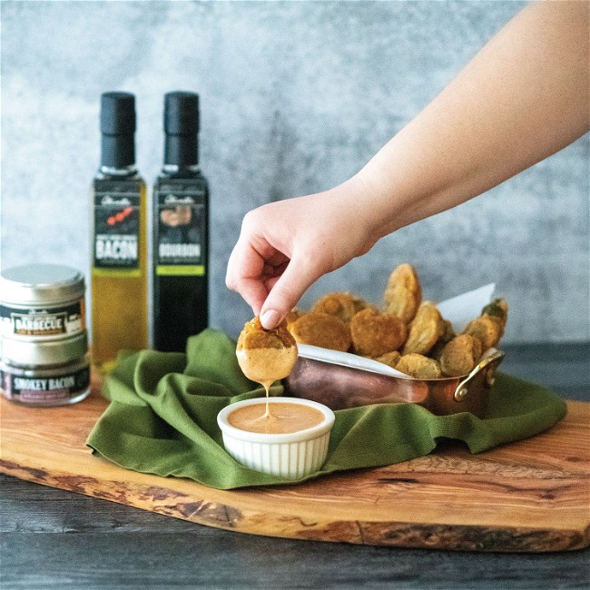 Image of Fried Pickles With Smokehouse Mayo