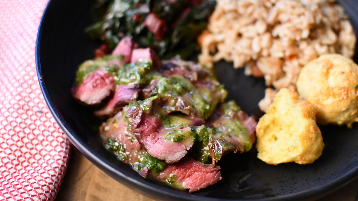 TCC Picanha Steak Skewers with Chimichurri Sauce 