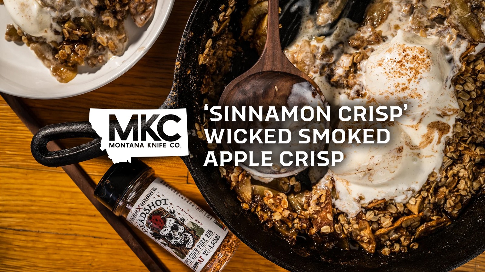 Image of ‘Sinnamon Crisp’ Wicked Smoked Apple Crisp
