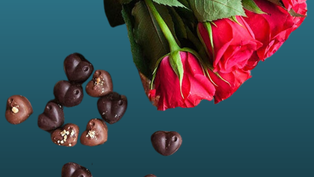Image of HANDMADE CHOCOLATE HEARTS