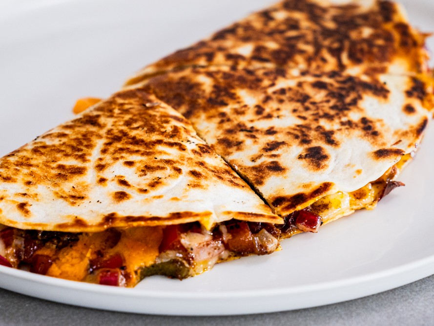 Andy Cooks - chicken quesadilla