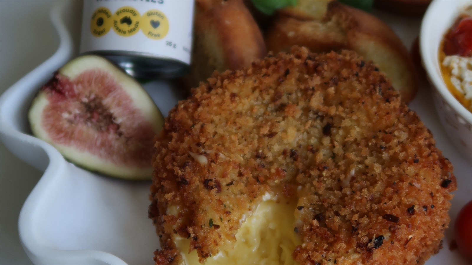 Deep Fried Citrus Pepper Brie-image