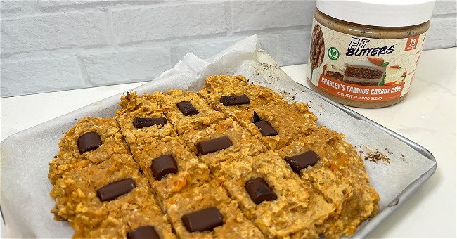 Image of Charley’s Famous Carrot Cake FIt Butters Sweet Potato Oat Squares