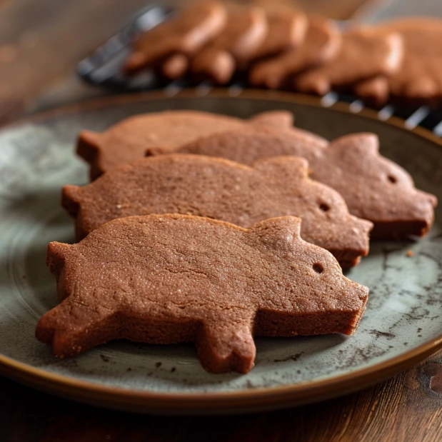 Image of Marranitos Mexican Pig-Shaped Gingerbread Cookies
