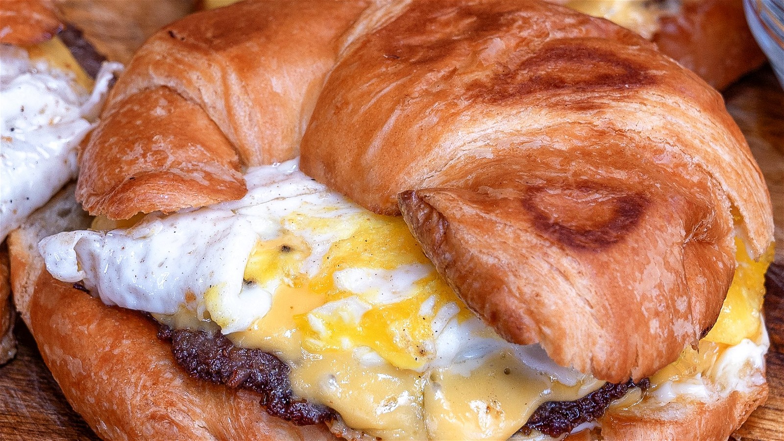 Image of Sausage, Egg, and Cheese Croissant Sandwiches
