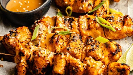 Image of Chicken Satay with Peanut Butter