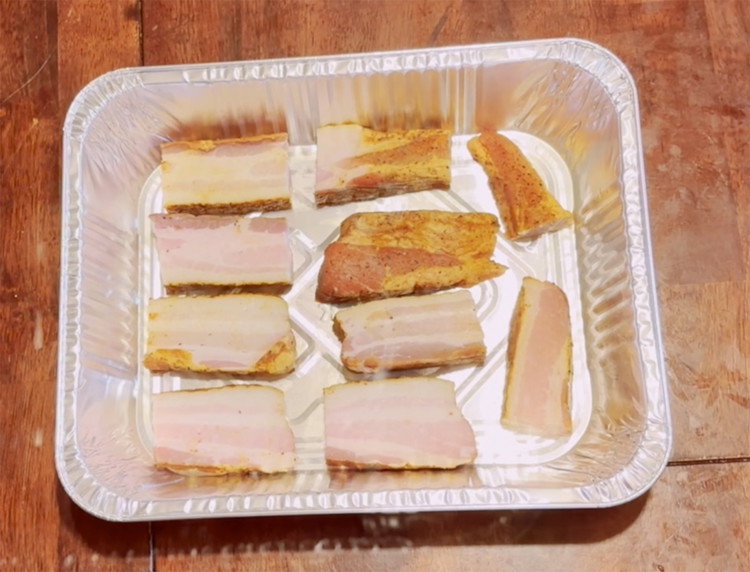 Image of Place rectangles on a large pan with ½ inch space around each one